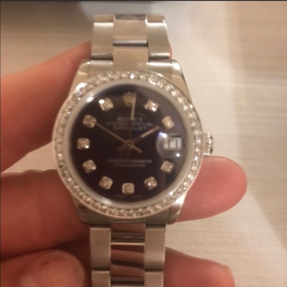 Rolex oyster diamond bezel main image 4